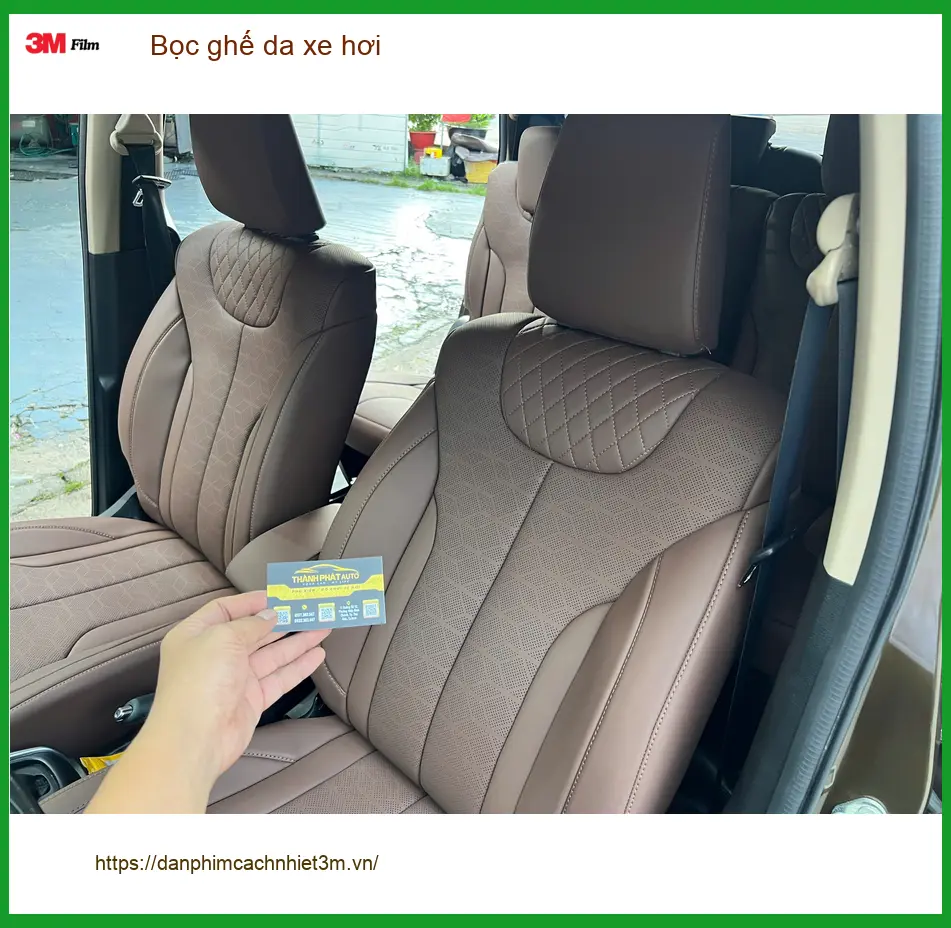 Anh Quang bọc ghế da xe hơi Toyota Vios Quận Gò Vấp, nội thất sang trọng hơn