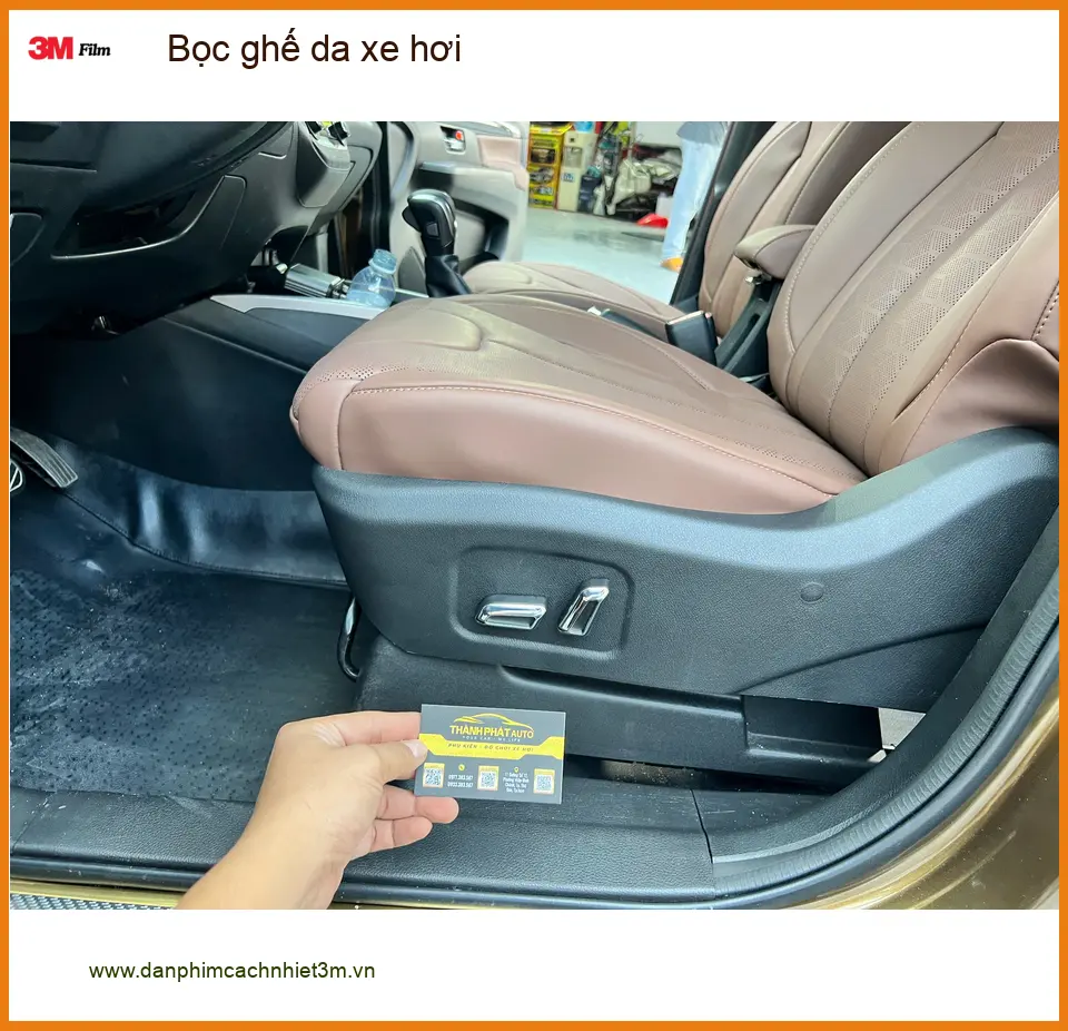 Anh Quang bọc ghế da xe hơi Toyota Vios Quận Gò Vấp, nội thất sang trọng hơn ảnh thực tế 4
