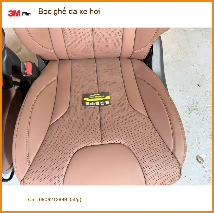 Anh Duy Khang bọc ghế da Hyundai Accent tại Củ Chi để nội thất xe luôn mới đẹp ảnh thực tế 5