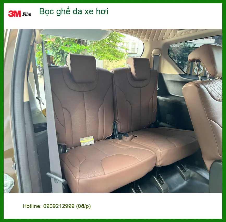 Chú Cường bọc ghế da Toyota Vios tại Hóc Môn làm mới nội thất xe