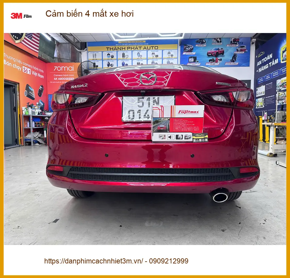 Anh Minh lắp cảm biến 4 mắt xe hơi cho Honda City tại Quận 5. ảnh thực tế 4