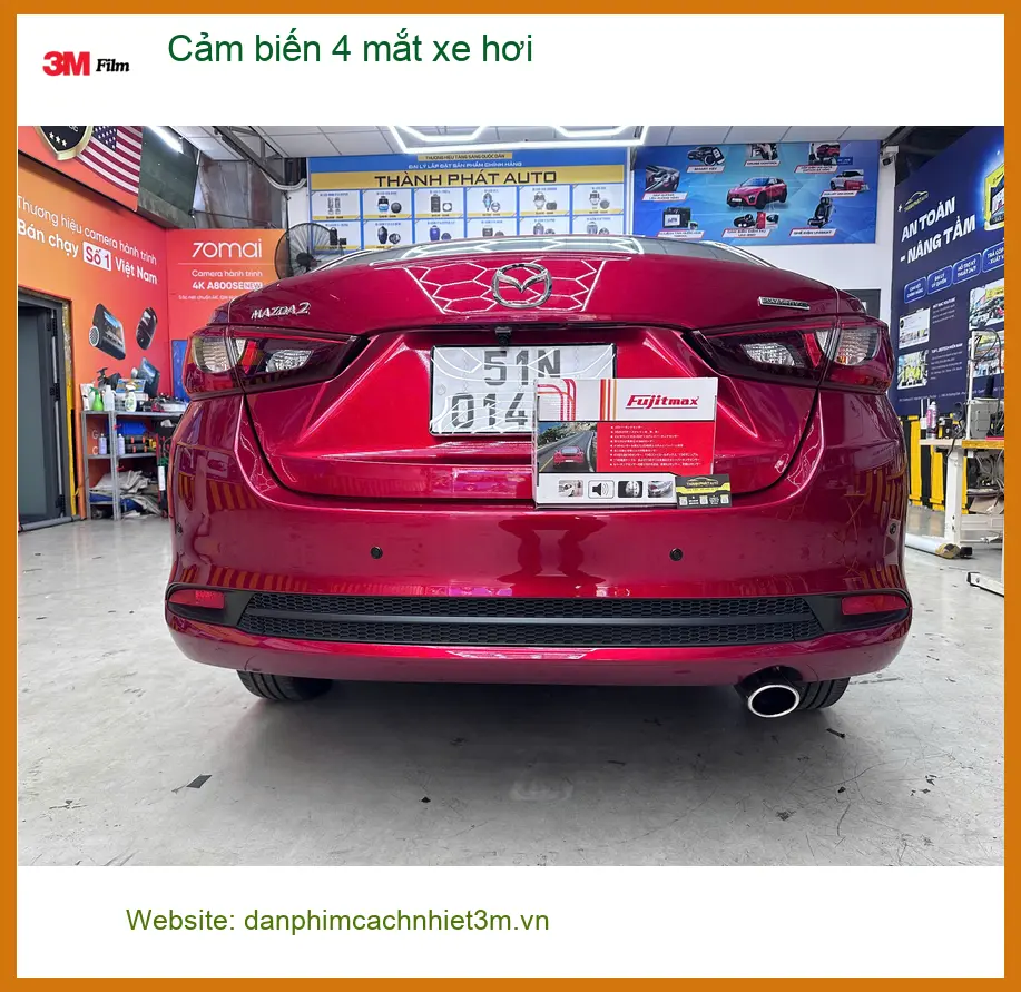 Chị Mai Anh lắp cảm biến 4 mắt xe hơi cho Mazda CX-5 tại Quận 11. ảnh thực tế 2