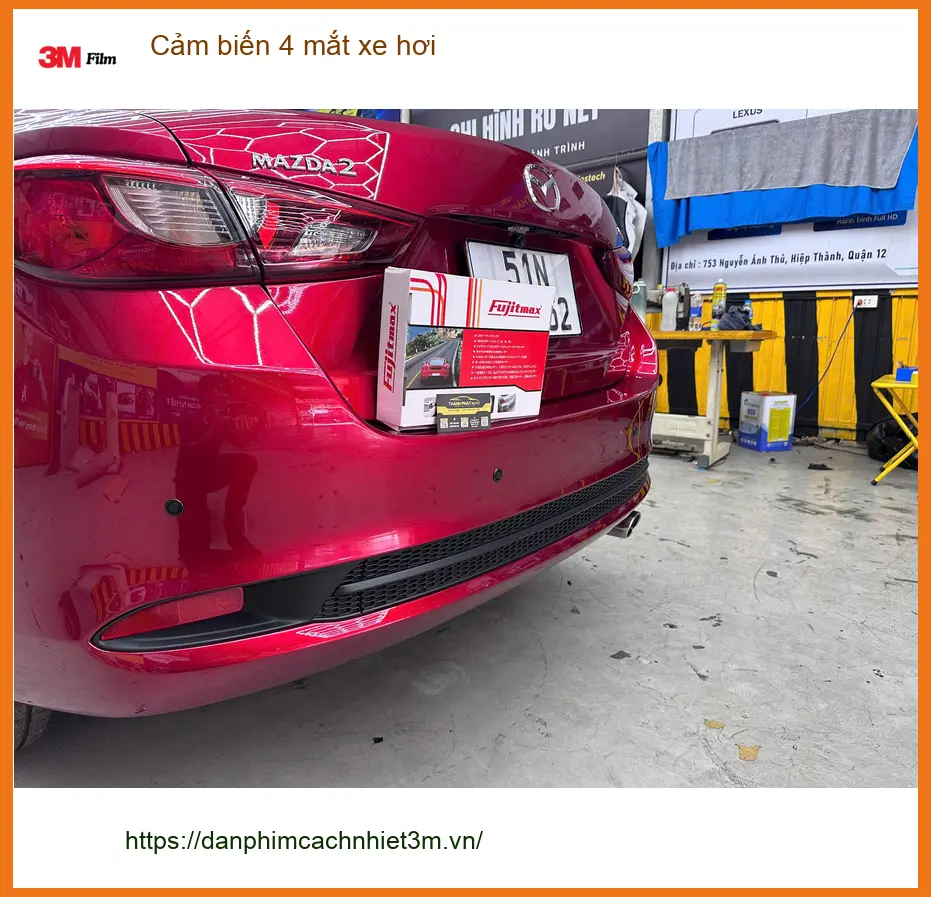 Chị Mai Anh lắp cảm biến 4 mắt xe hơi cho Mazda CX-5 tại Quận 11. ảnh thực tế 3