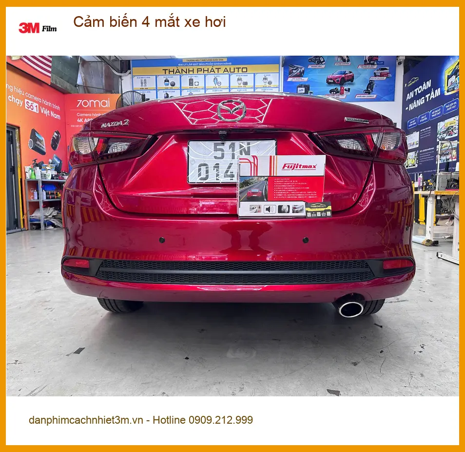 Chị Mai Anh lắp cảm biến 4 mắt xe hơi cho Mazda CX-5 tại Quận 11. ảnh thực tế 4