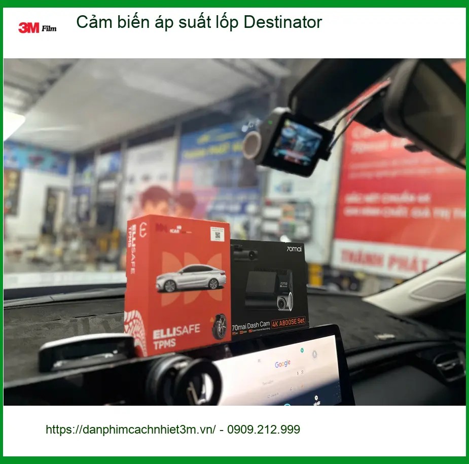 Anh Lâm lắp cảm biến áp suất lốp Destinator cho Honda HR-V tại Củ Chi.