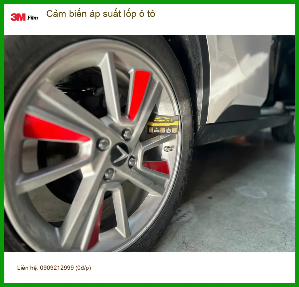 Bác Hưng lắp cảm biến áp suất lốp cho Santa Fe tại Gò Vấp an toàn hơn ảnh thực tế 2