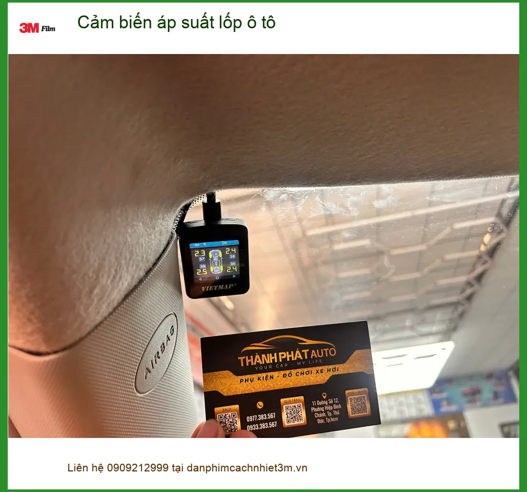 Chú Đạt lắp cảm biến áp suất lốp ô tô Suzuki XL7 tại Thủ Đức để kiểm soát an toàn