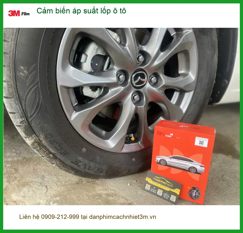 Chị Thuỷ lắp cảm biến áp suất lốp ô tô Hyundai Accent tại Quận Bình Tân ảnh thực tế 2