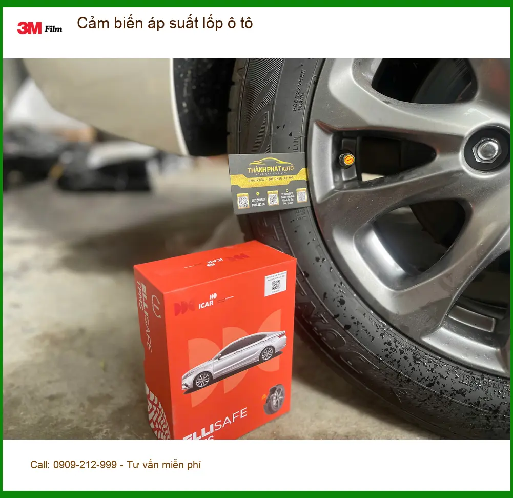 Chị Thuỷ lắp cảm biến áp suất lốp ô tô Hyundai Accent tại Quận Bình Tân ảnh thực tế 4
