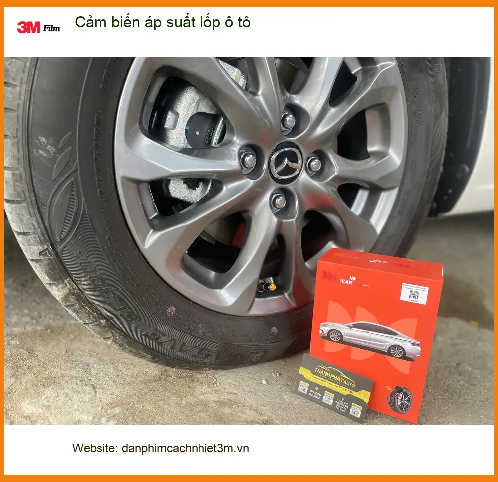 Anh Đạt lắp cảm biến áp suất lốp ô tô tại Nhà Bè cho Kia Carnival an tâm mỗi chuyến đi. ảnh thực tế 4