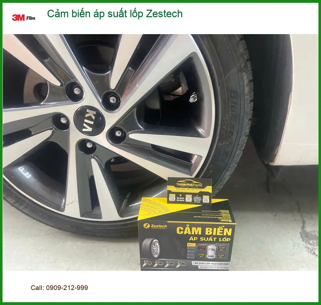 Chị Thảo lắp cảm biến áp suất lốp Zestech cho Mitsubishi Attrage tại Quận 4 ảnh thực tế 3