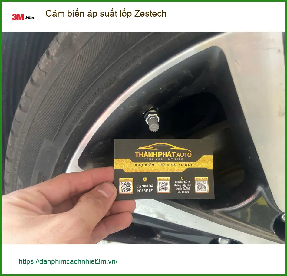 Chị Thảo lắp cảm biến áp suất lốp Zestech cho Mitsubishi Attrage tại Quận 4 ảnh thực tế 4