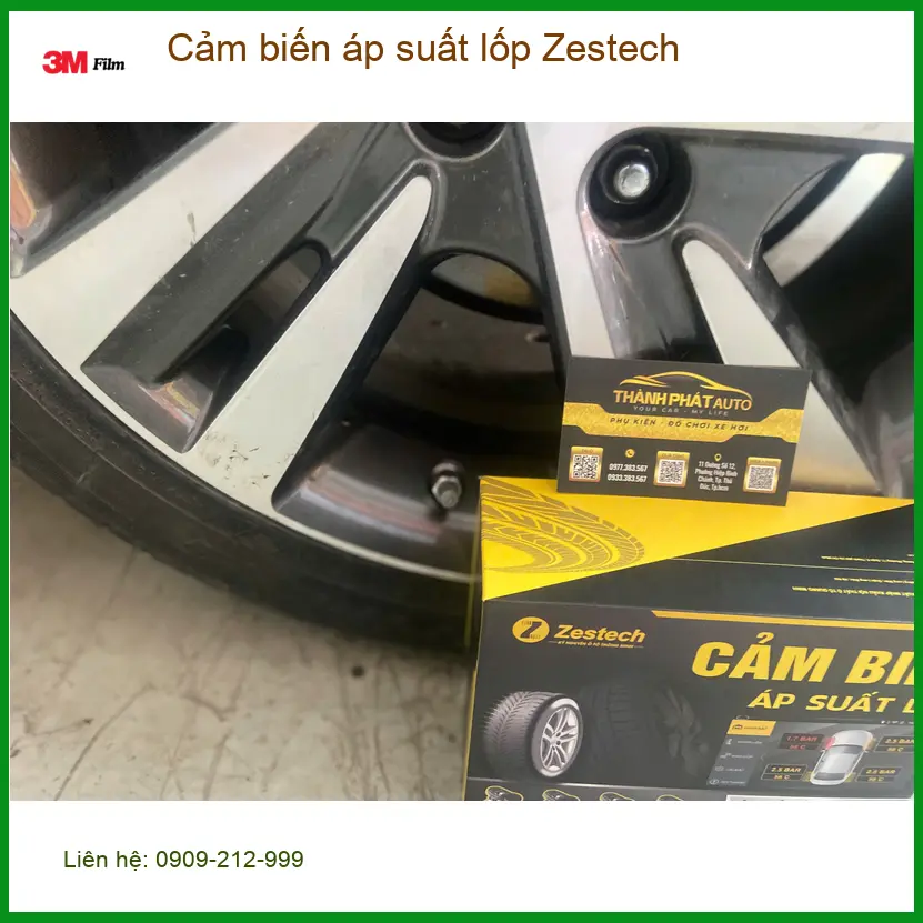 Chị Thảo lắp cảm biến áp suất lốp Zestech cho Mitsubishi Attrage tại Quận 4 ảnh thực tế 5