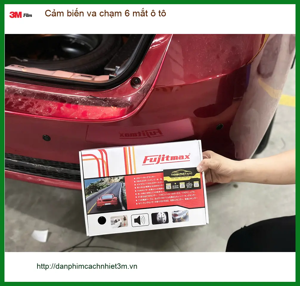 Chị Thư lắp cảm biến va chạm 6 mắt ô tô cho Mazda 3 tại Phú Nhuận