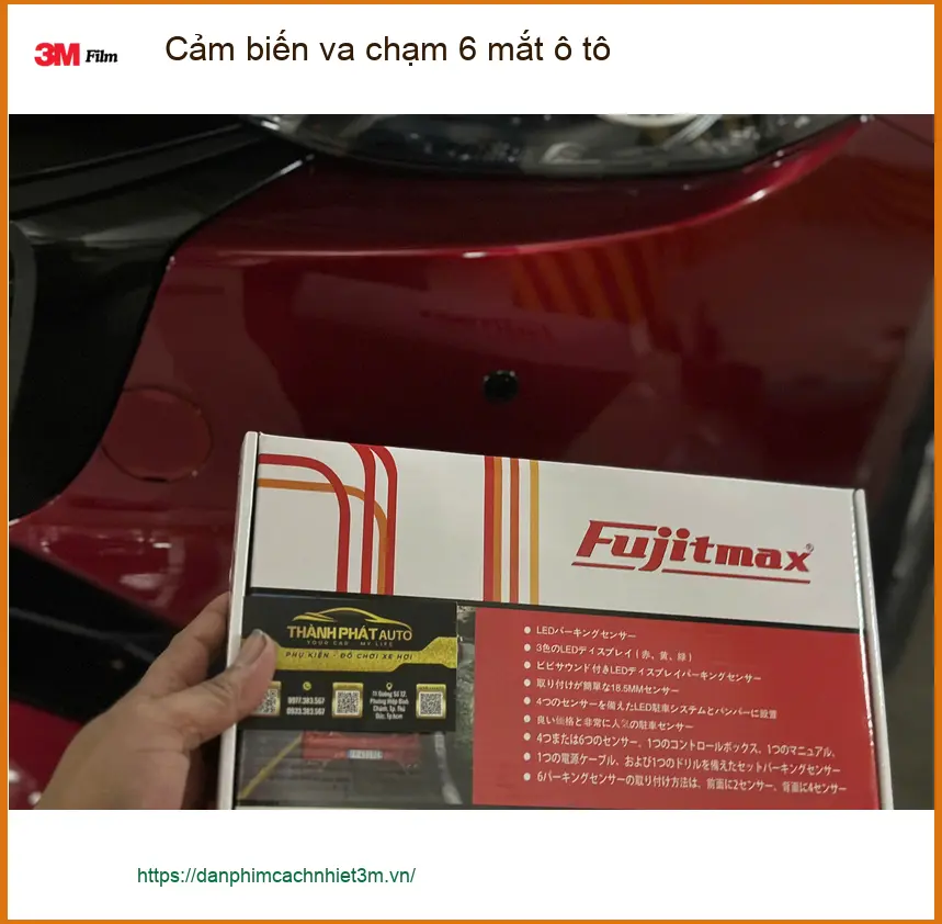Chị Thư lắp cảm biến va chạm 6 mắt ô tô cho Mazda 3 tại Phú Nhuận ảnh thực tế 2