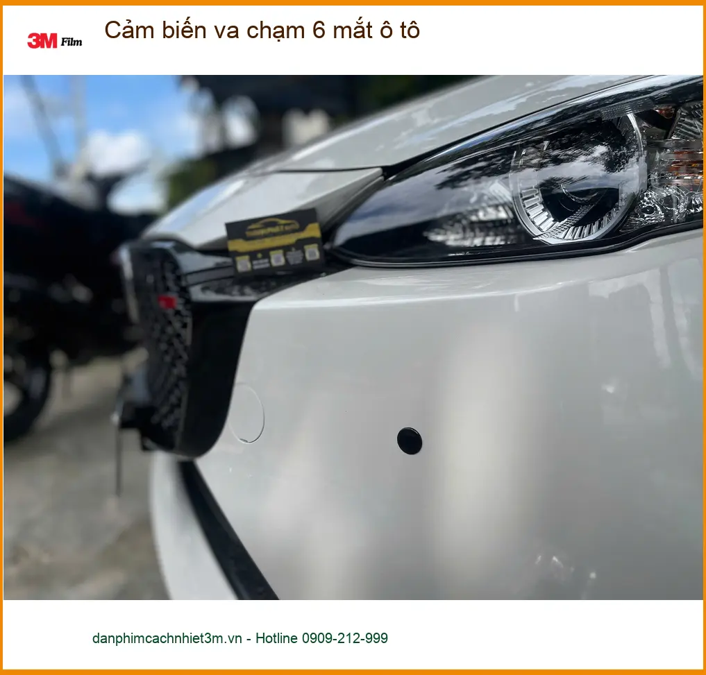 Anh Tùng lắp cảm biến va chạm 6 mắt ô tô cho Kia K3 tại Quận 2 để đậu xe an toàn hơn ảnh thực tế 3
