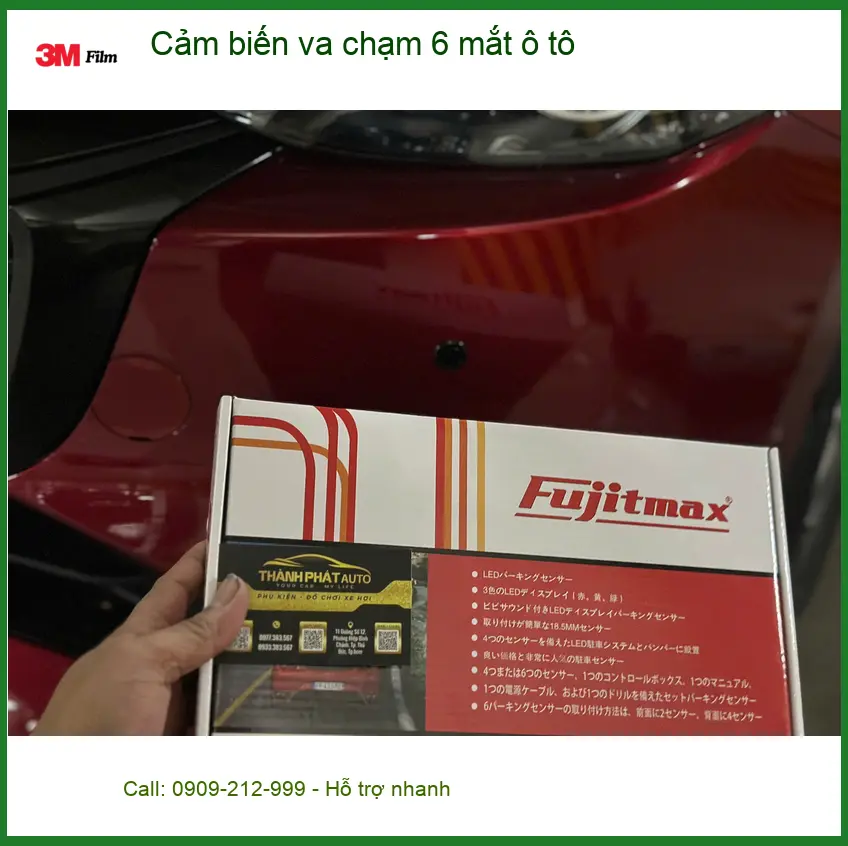 Anh Trung lắp Cảm biến va chạm 6 mắt ô tô Honda CRV ở Quận Bình Tân ảnh thực tế 2