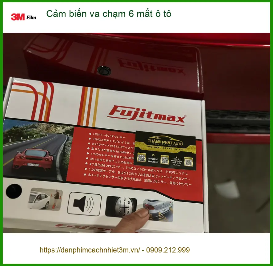 Anh Trung lắp Cảm biến va chạm 6 mắt ô tô Honda CRV ở Quận Bình Tân ảnh thực tế 3