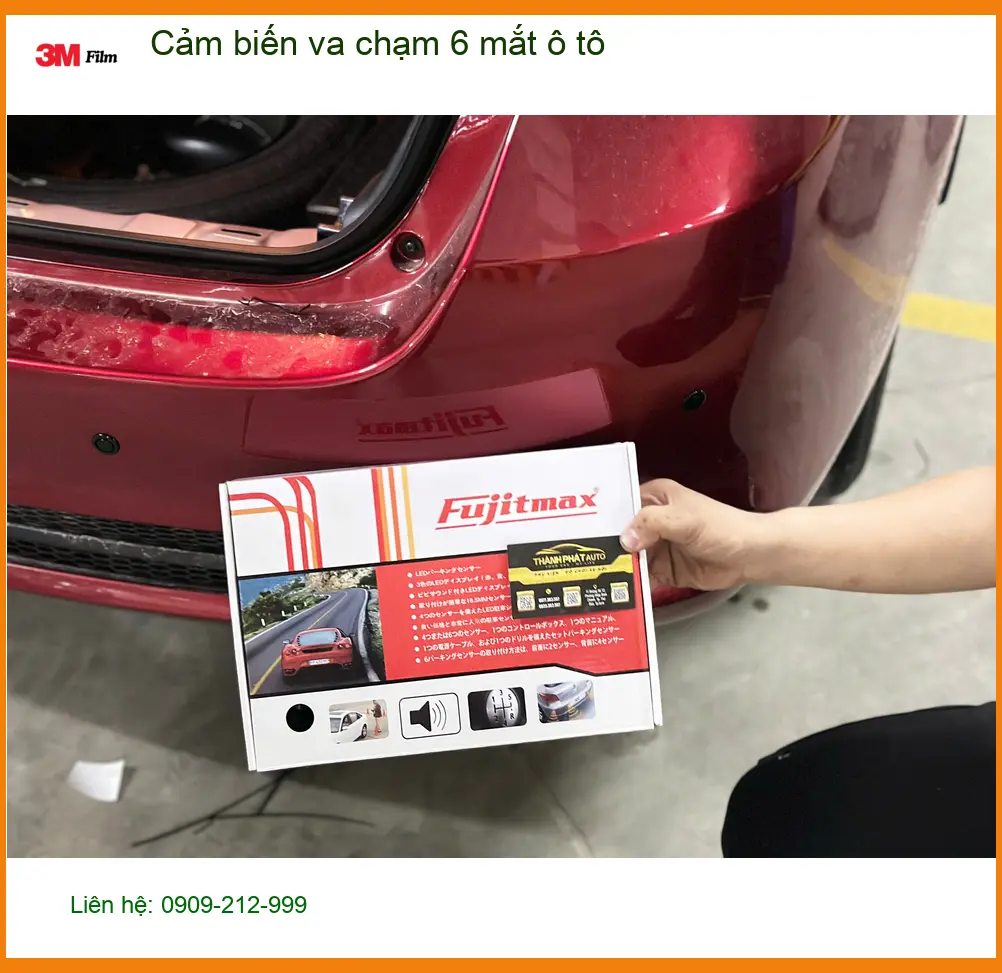 Anh Trung lắp Cảm biến va chạm 6 mắt ô tô Honda CRV ở Quận Bình Tân ảnh thực tế 4