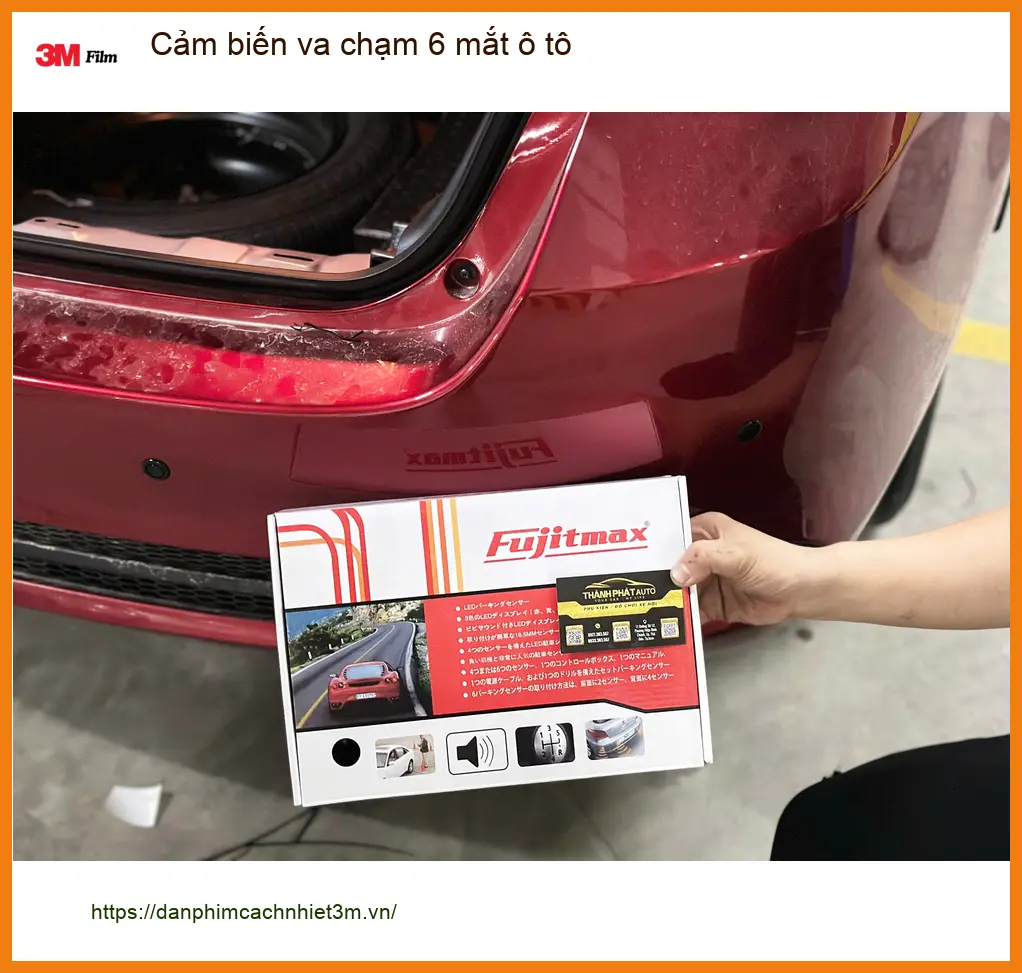Anh Trung lắp Cảm biến va chạm 6 mắt ô tô Honda CRV ở Quận Bình Tân ảnh thực tế 5