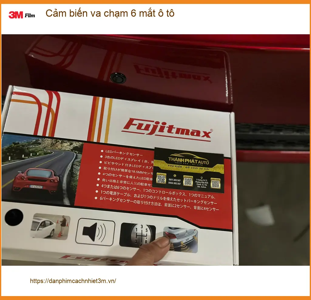 Chú Sơn lắp cảm biến va chạm 6 mắt ô tô Honda CRV tại Quận 12 để lái xe an toàn hơn ảnh thực tế 4