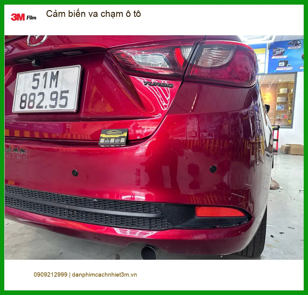 Chú Minh lắp cảm biến va chạm ô tô cho Hyundai Kona để an tâm hơn khi lùi xe ở Hóc Môn ảnh thực tế 4