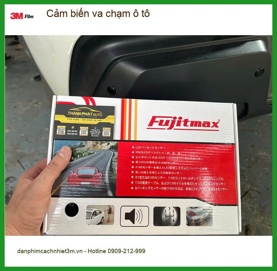Chị Thư lắp cảm biến va chạm ô tô cho Hyundai Accent tại Quận 10 để lái xe an toàn hơn ảnh thực tế 4