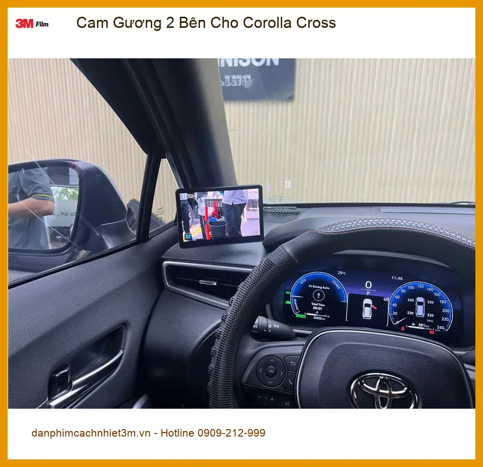 Anh Bảo gắn Cam Gương 2 Bên cho Toyota Corolla Cross ở Quận Gò Vấp ảnh thực tế 3