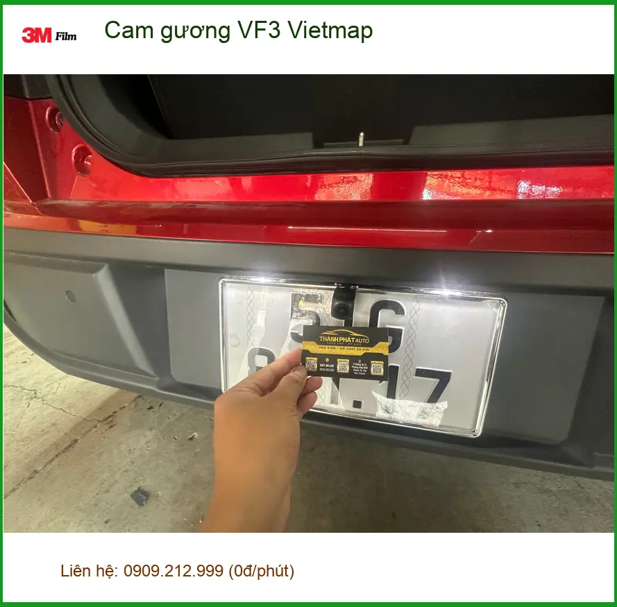 Anh Minh lắp camera gương Vietmap VF3 tại Hóc Môn ghi lại hành trình an toàn ảnh thực tế 2
