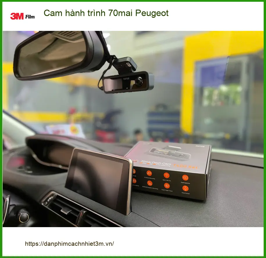 Bác Vĩnh Peugeot 5008 lắp camera hành trình 70mai tại Quận 4 sau sự cố va chạm