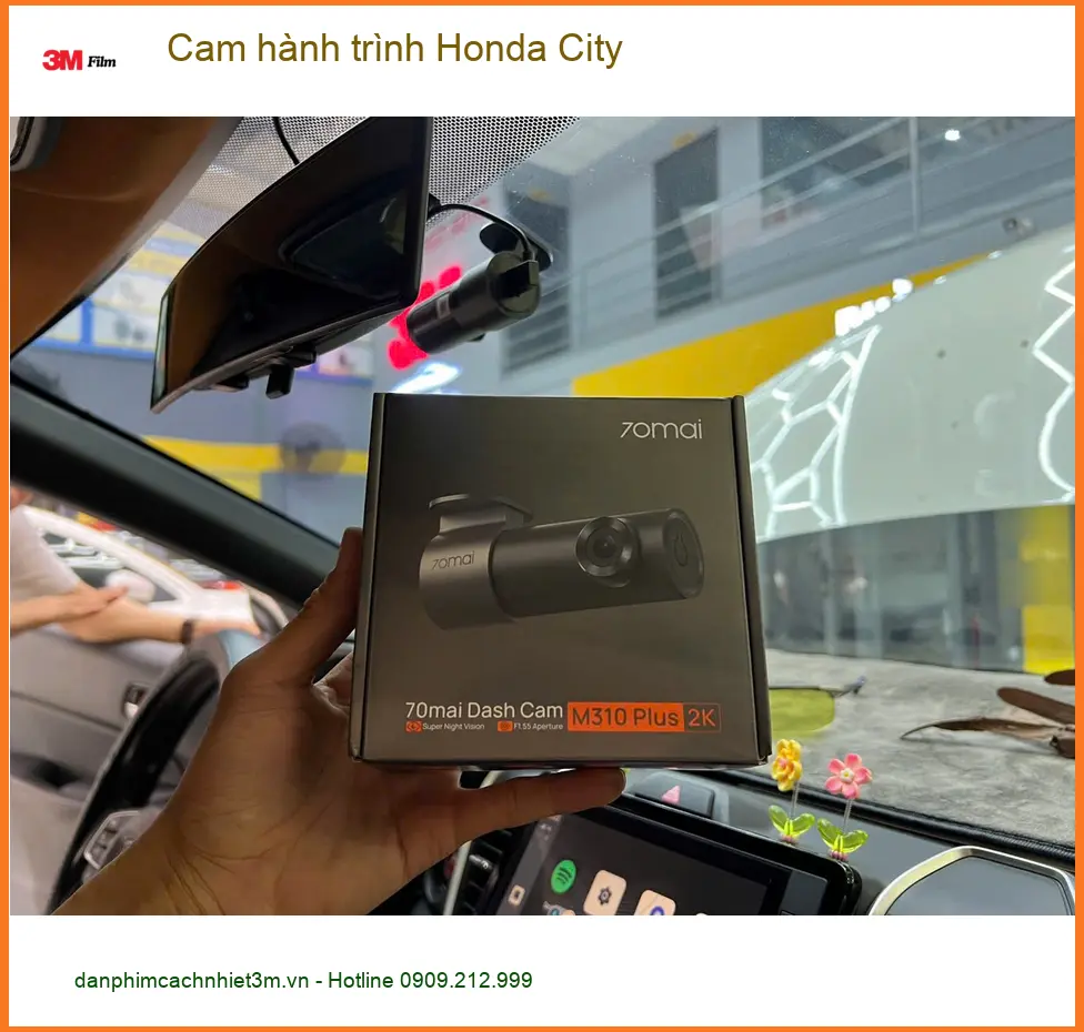 Anh Khải lắp Cam hành trình Honda City tại Quận Bình Thạnh yên tâm di chuyển ảnh thực tế 4