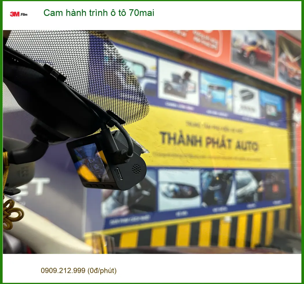 Chị Thảo lắp cam hành trình 70mai cho Hyundai Accent tại Quận 9