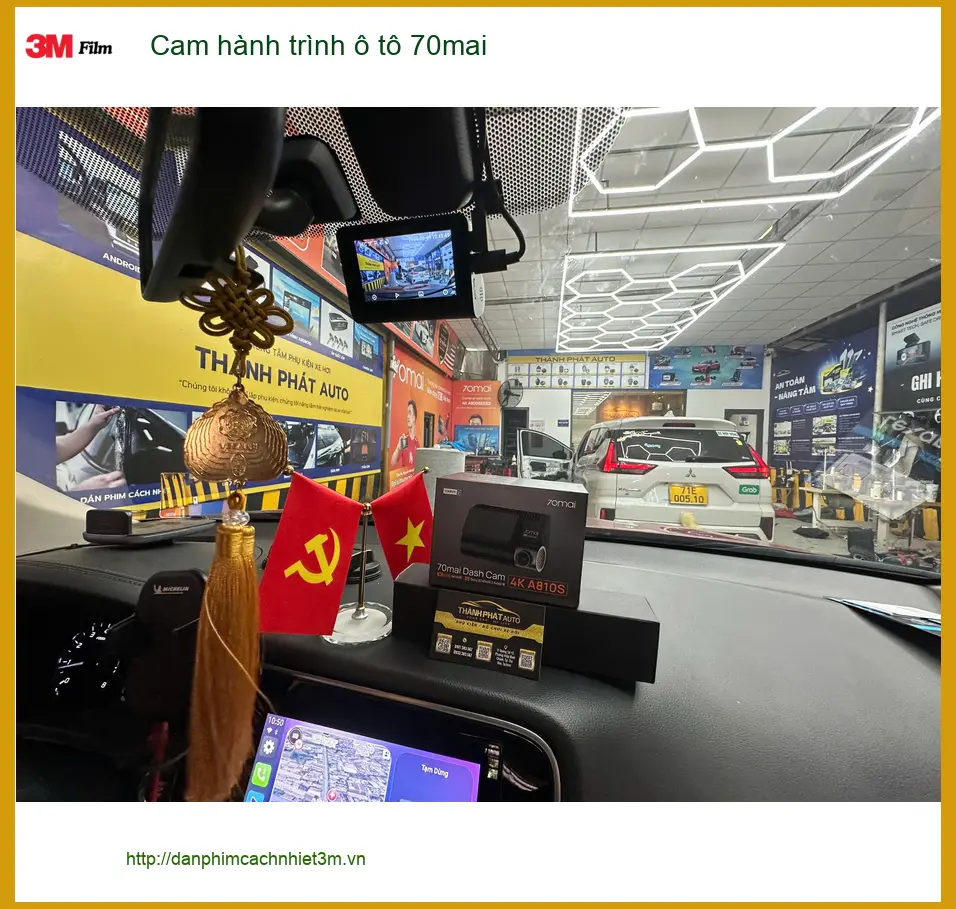 Anh Khải lắp cam hành trình ô tô 70mai cho Xpander tại Hóc Môn