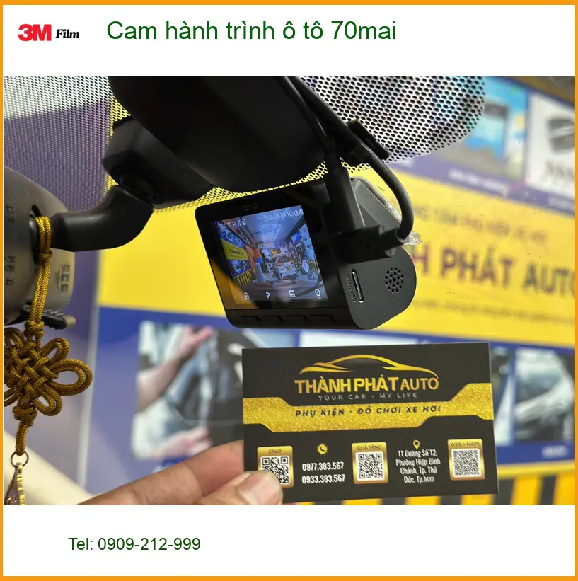 Anh Khải lắp cam hành trình ô tô 70mai cho Xpander tại Hóc Môn ảnh thực tế 2
