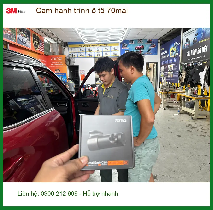 Anh Thành lắp camera hành trình 70mai cho Honda CRV tại Quận 1 để yên tâm lái xe ảnh thực tế 4