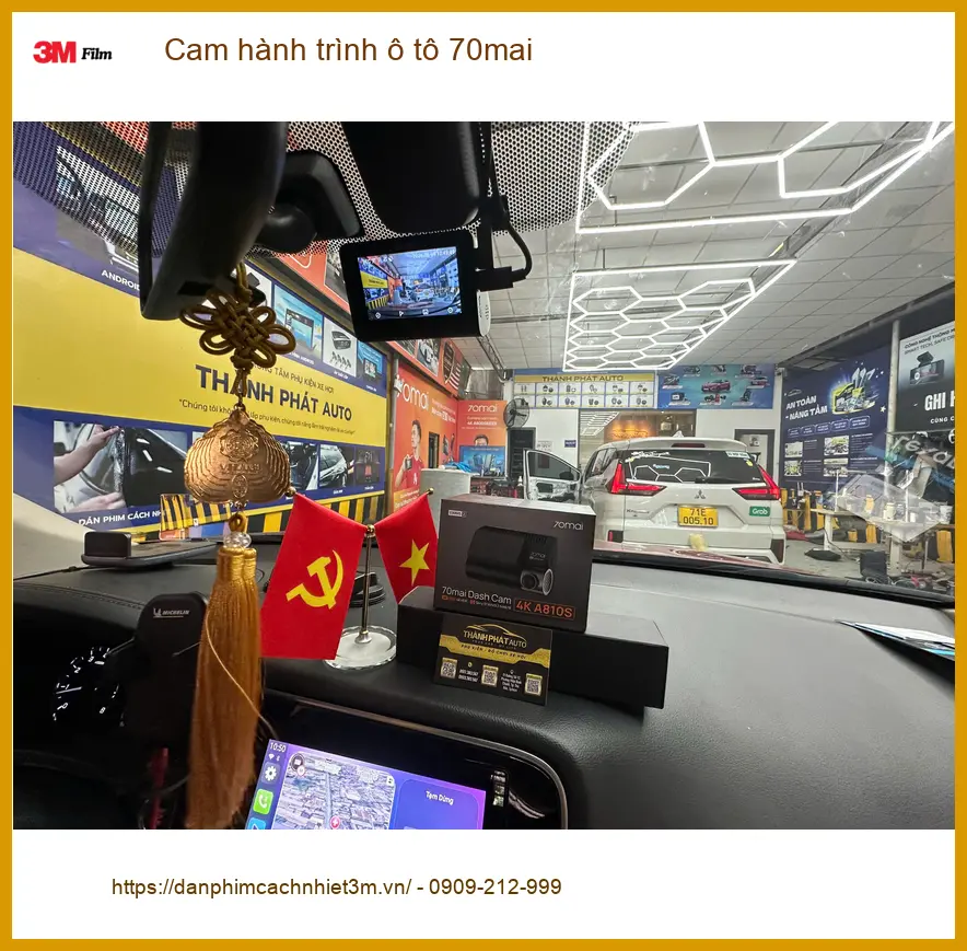 Anh Hùng lắp Cam hành trình ô tô 70mai tại Quận 12, an tâm mọi nẻo đường ảnh thực tế 2