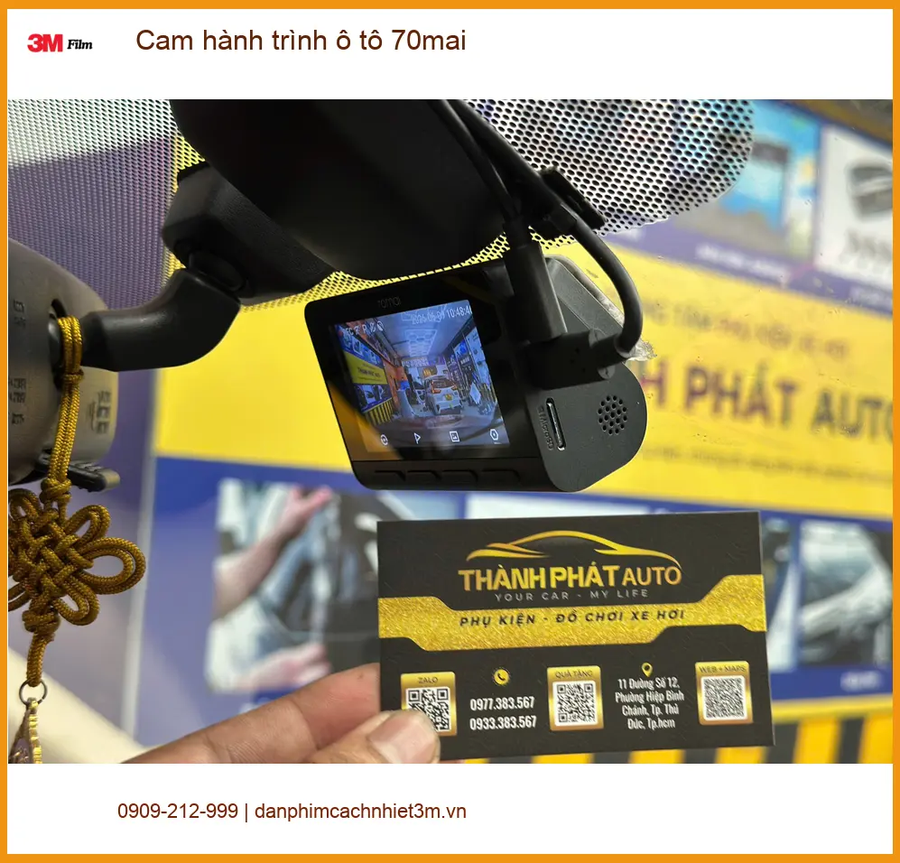 Anh Hùng lắp Cam hành trình ô tô 70mai tại Quận 12, an tâm mọi nẻo đường ảnh thực tế 3