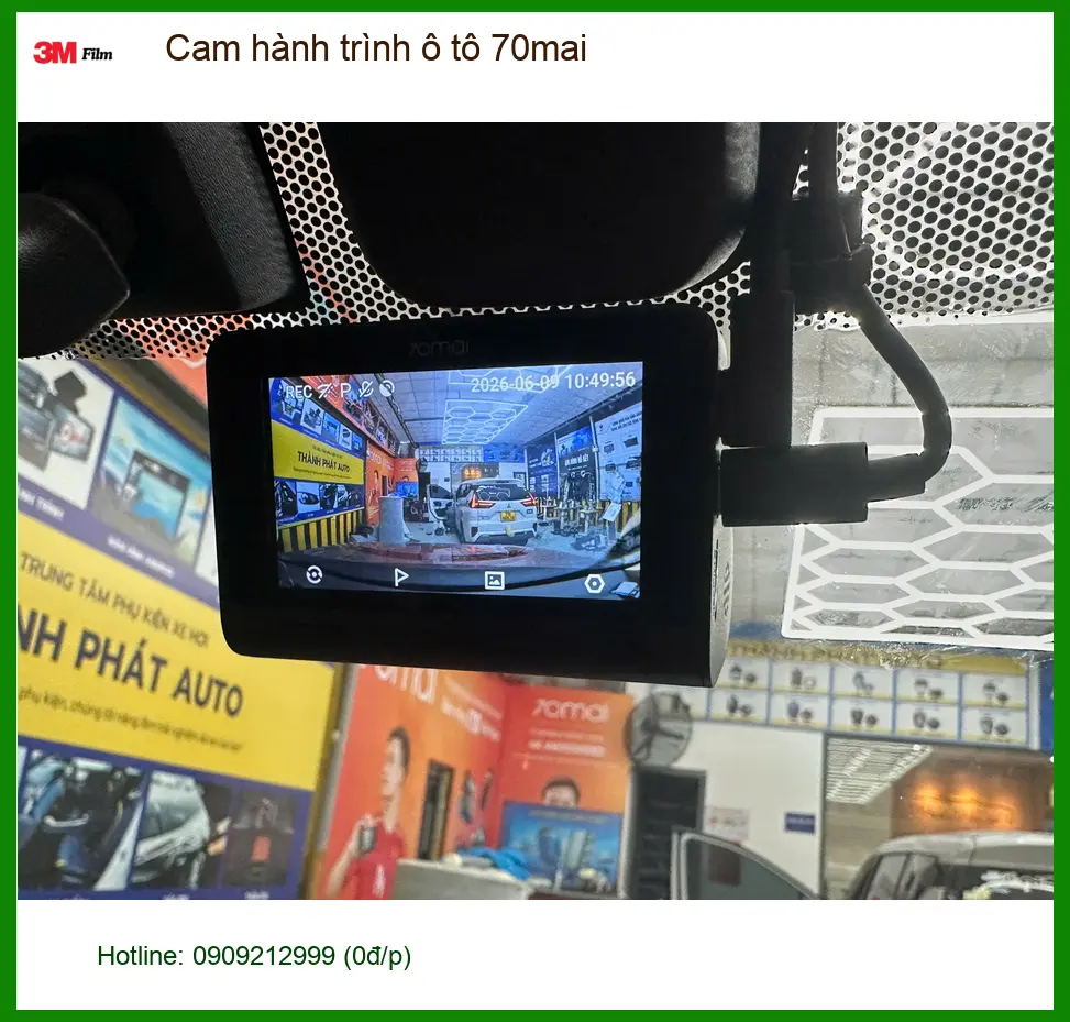 Anh Hùng lắp Cam hành trình ô tô 70mai tại Quận 12, an tâm mọi nẻo đường ảnh thực tế 4