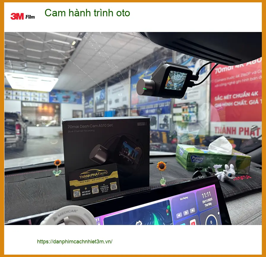 Anh Cường lắp cam hành trình oto Hyundai Creta tại Hóc Môn tránh va chạm không đáng ảnh thực tế 4