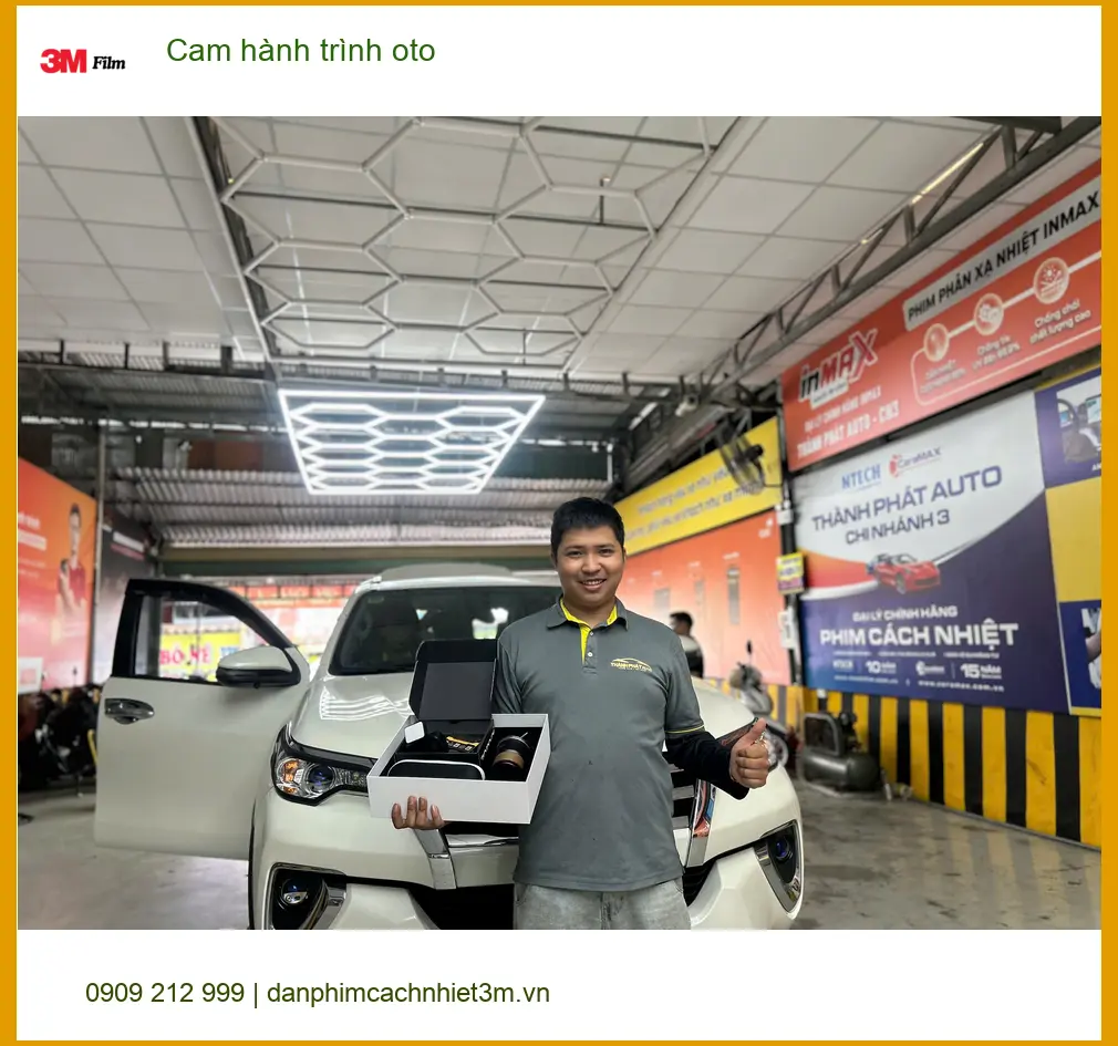 Chị Thảo lắp cam hành trình Kia Carnival tại Quận Thủ Đức, ghi lại mọi chuyến đi ảnh thực tế 2