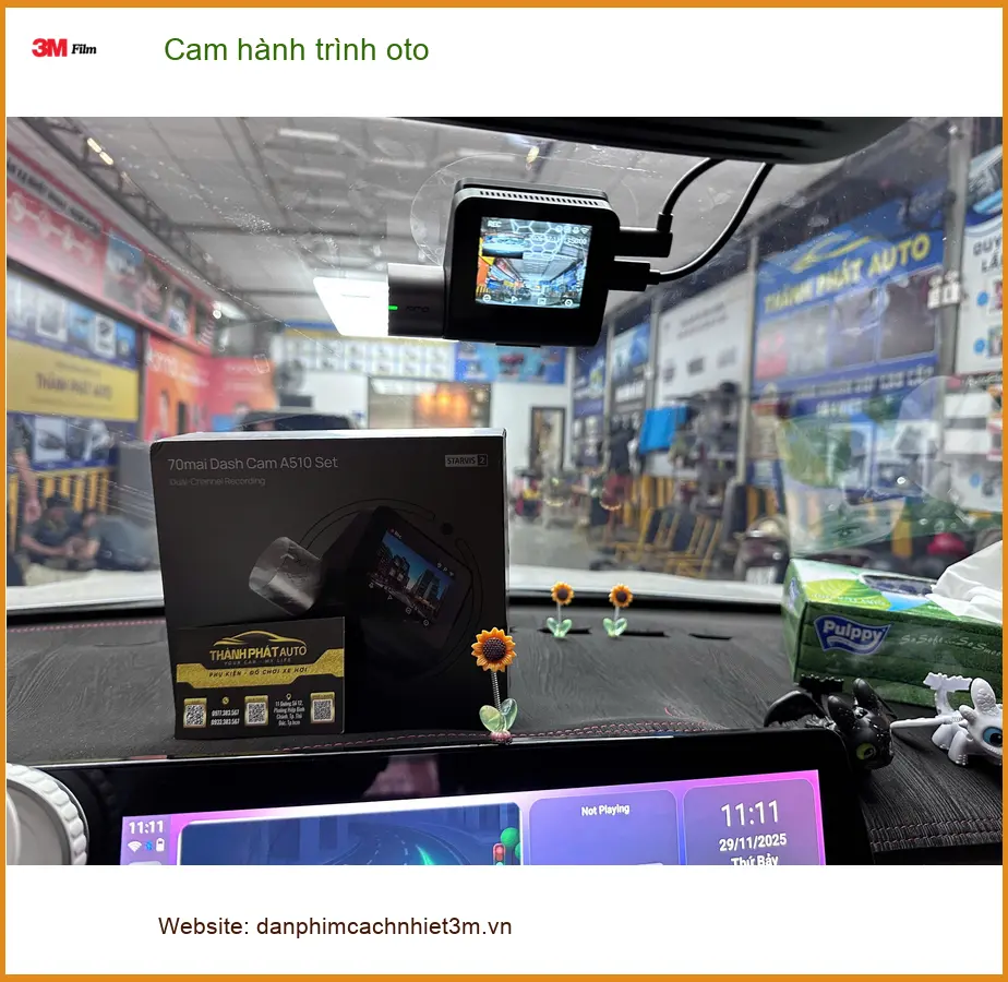 Anh Khải nâng cấp Cam hành trình ô tô Hyundai Accent tại Quận Bình Thạnh