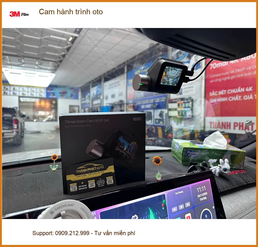 Anh Khang gắn cam hành trình HR-V tại Quận Bình Tân để an tâm lái xe ảnh thực tế 3