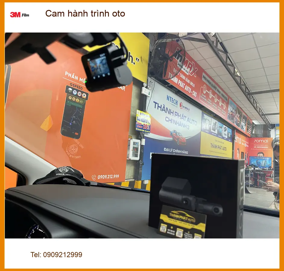 Anh Khang lắp cam hành trình oto cho Honda CR-V tại Quận 5 sau vụ va quẹt. ảnh thực tế 4