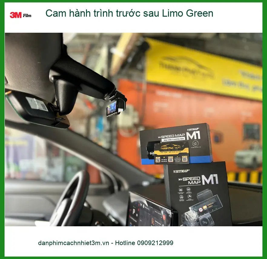 Anh Quang lắp Cam hành trình trước sau Limo Green cho Accent Q.7