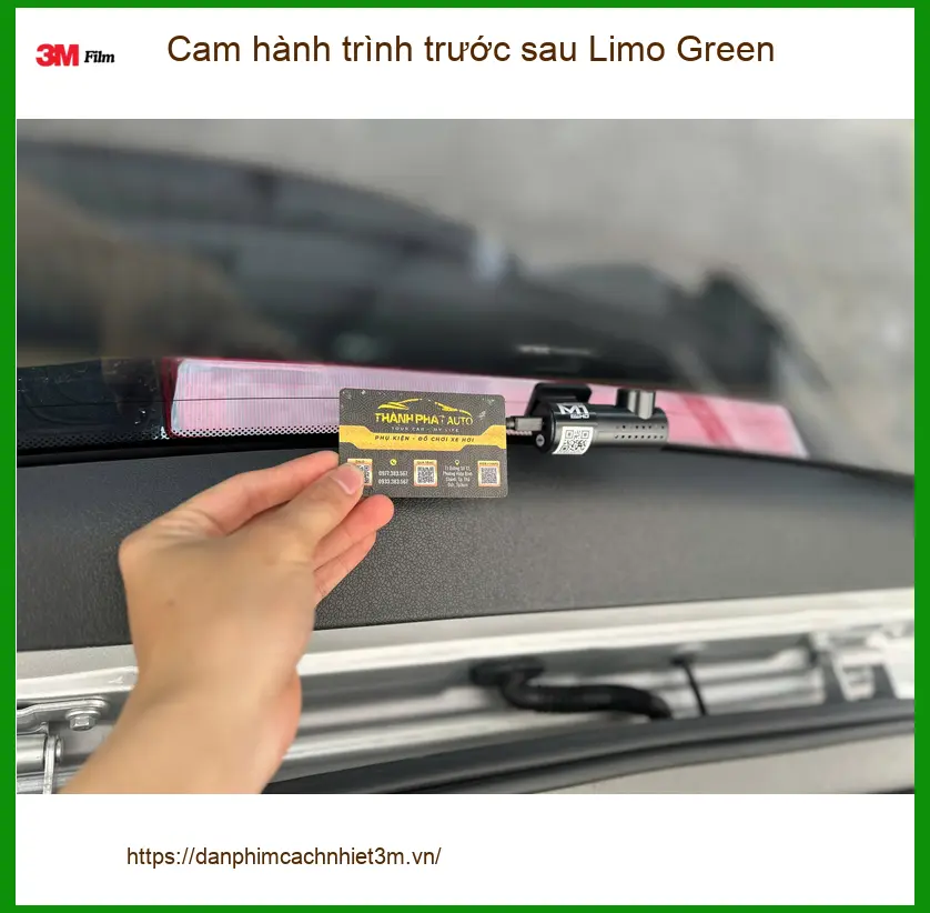 Anh Quang lắp Cam hành trình trước sau Limo Green cho Accent Q.7 ảnh thực tế 3