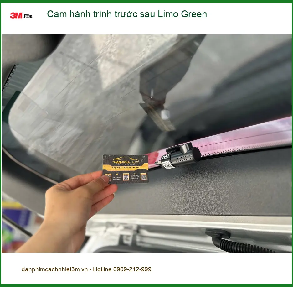 Anh Quang lắp Cam hành trình trước sau Limo Green cho Accent Q.7 ảnh thực tế 4