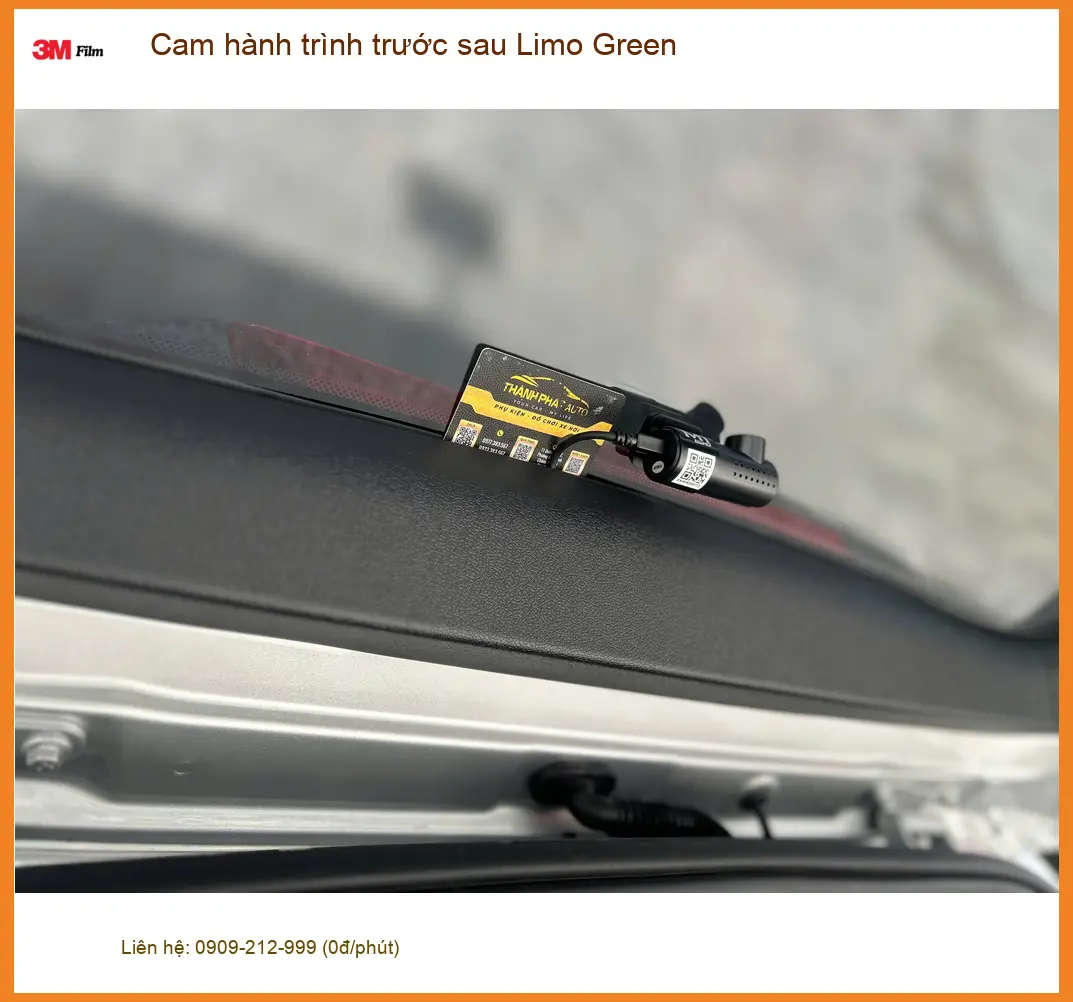 Anh Quang lắp Cam hành trình trước sau Limo Green cho Accent Q.7 ảnh thực tế 5