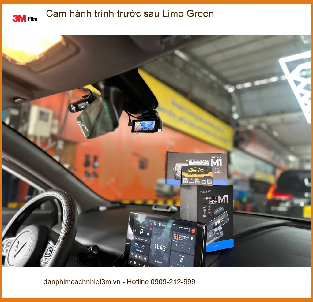 Anh Nhật Minh lắp Cam hành trình trước sau Limo Green Kia Seltos Quận Phú Nhuận ảnh thực tế 5