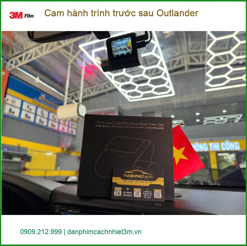 Bác Đạt lắp cam hành trình trước sau Outlander tại Hóc Môn để đảm bảo an toàn ảnh thực tế 4