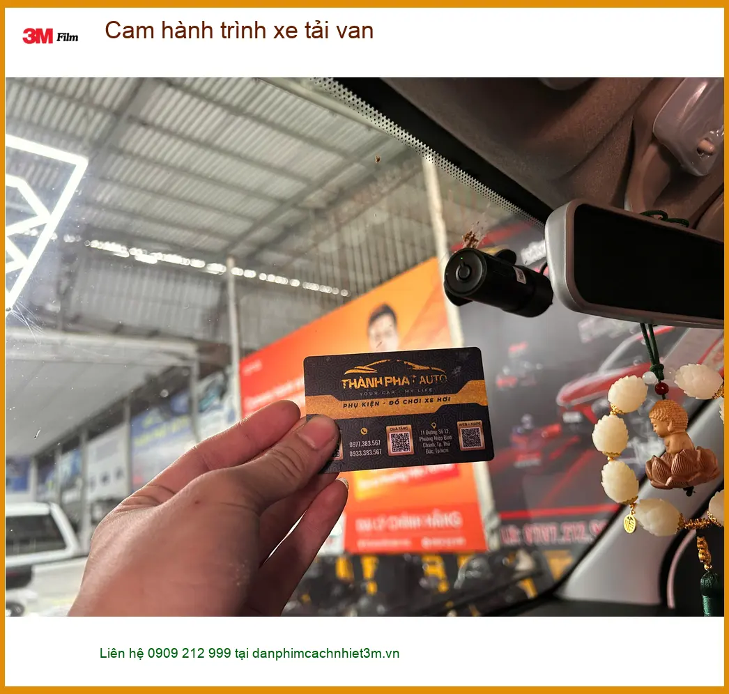 Anh Kiên lắp cam hành trình xe tải van giá tốt tại Cần Giờ ảnh thực tế 2